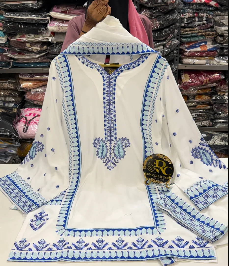 Aizel 3PC Stitched Dress - Image 5