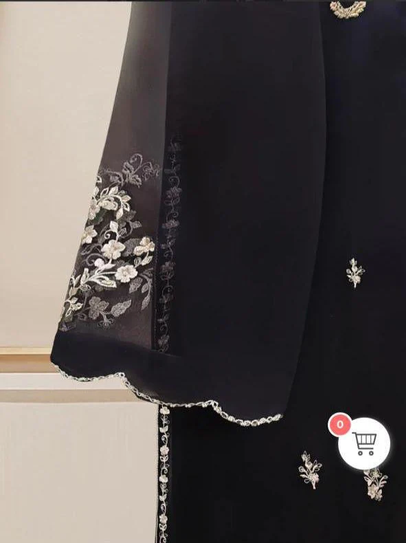 Black Shinny Three Piece - Image 5