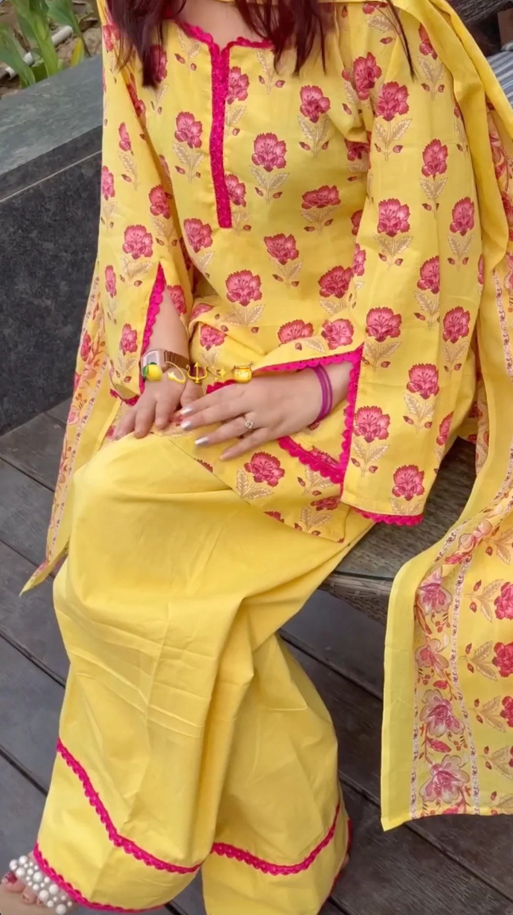 Millet Stitched 3PC Outfit - Image 5
