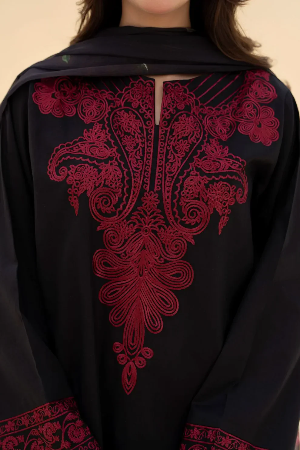 Noore 3PC Stitched Outfit - Image 2