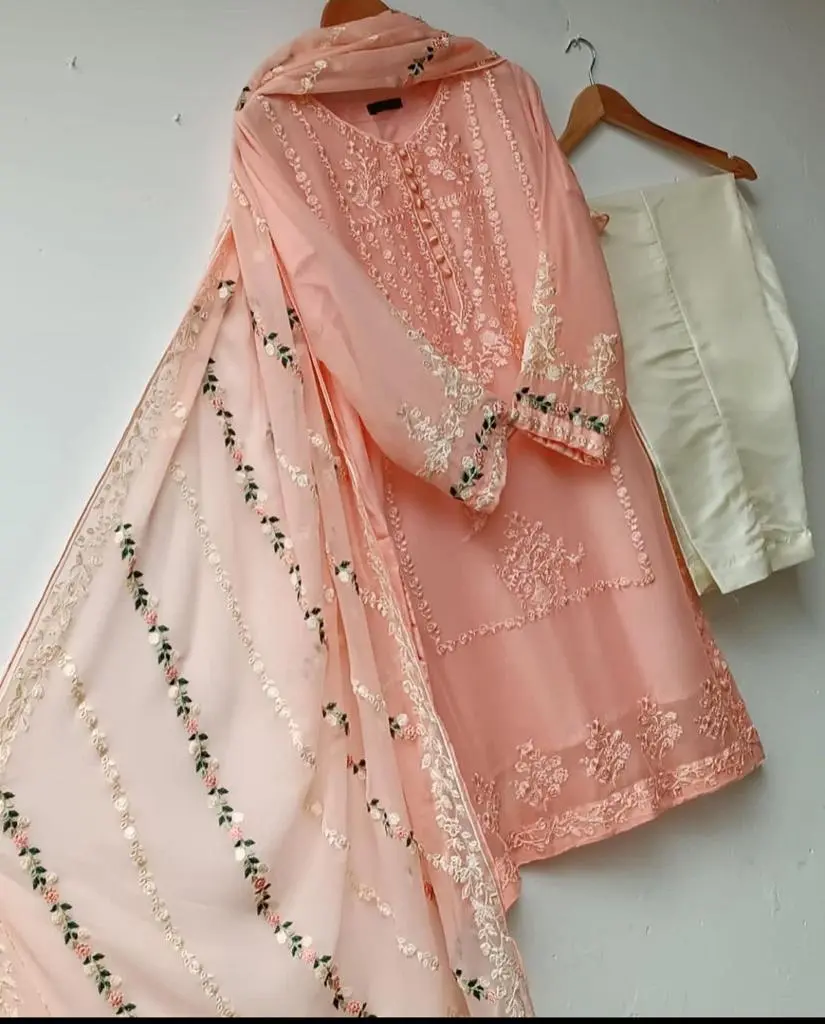 Safina Embriodery Three Piece - Image 7