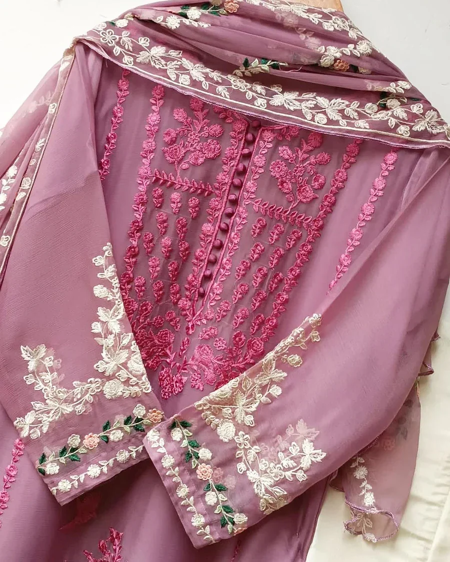 Safina Embriodery Three Piece - Image 8
