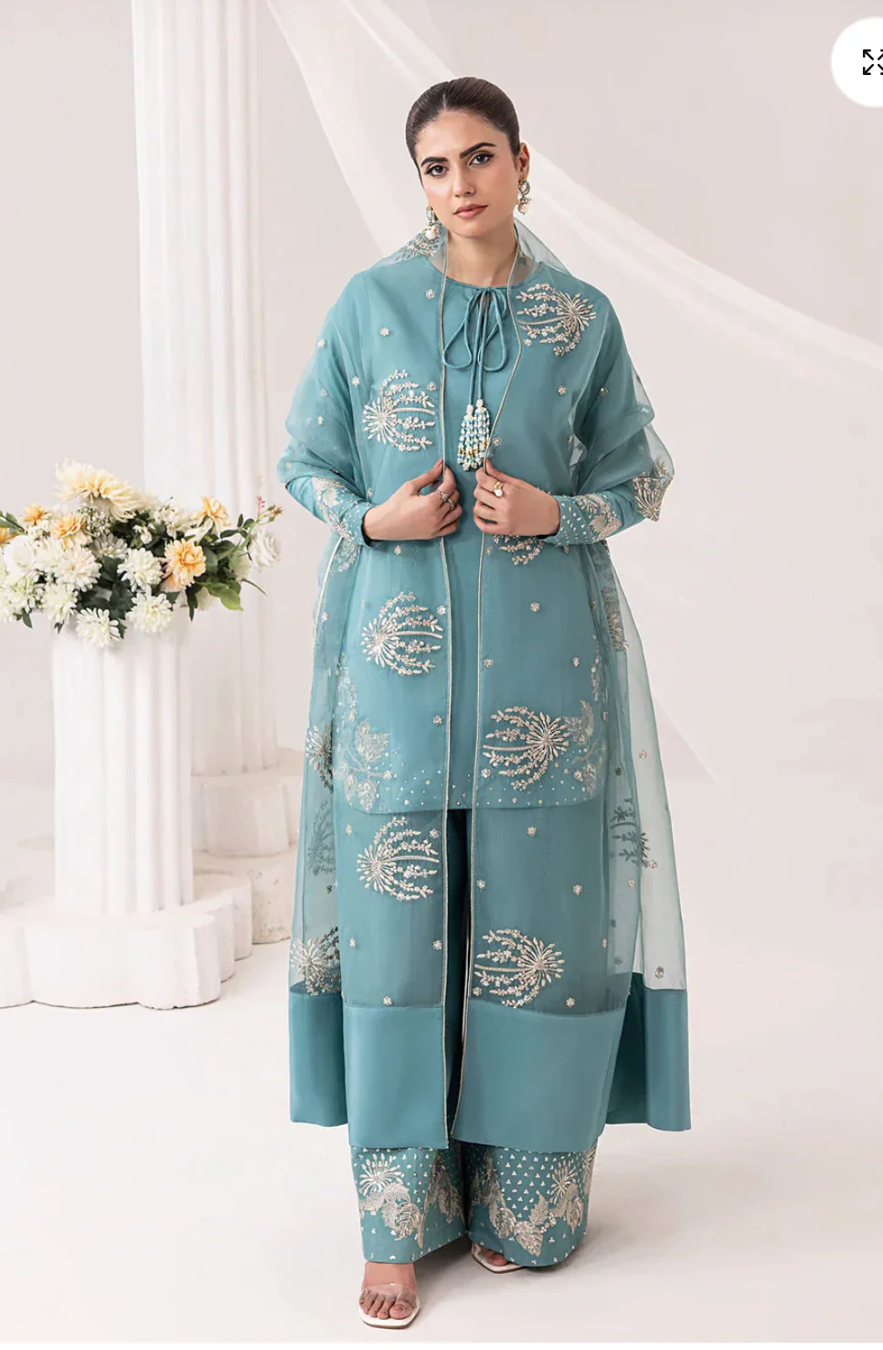 Zaibba Embroidered 3Pc - Image 10