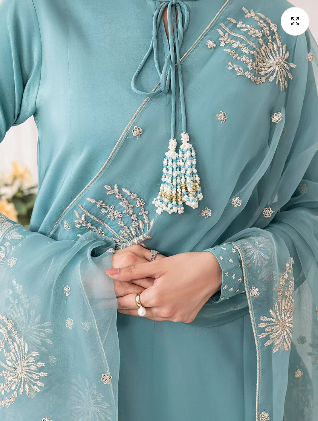 Zaibba Embroidered 3Pc - Image 11