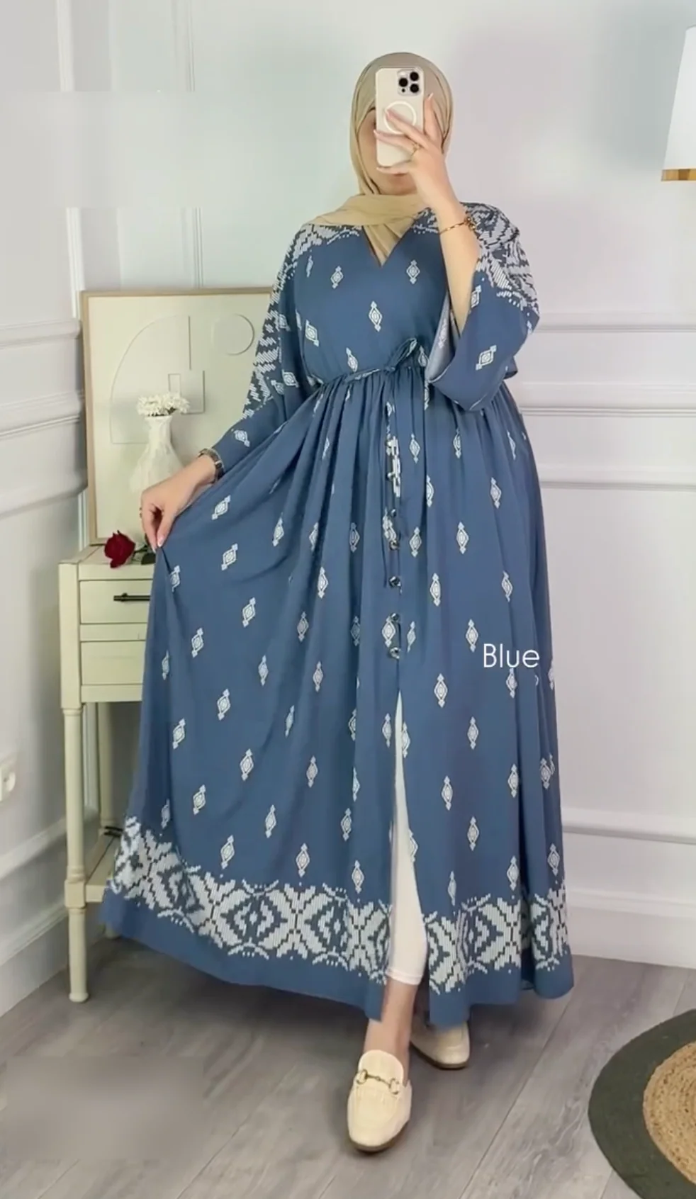 Zervia Stitched Frock - Image 5